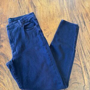 J Brand Maria High Rise Skinny Jeans in Purple